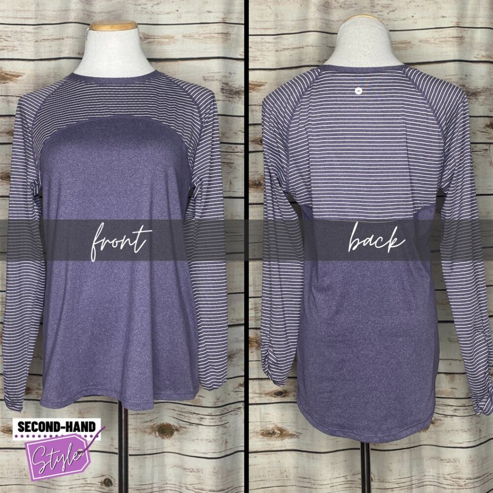 Purple Active Long-Sleeved Top
